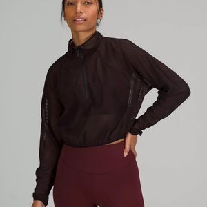 Reversible Mesh Black and Red Lululemon Jacket